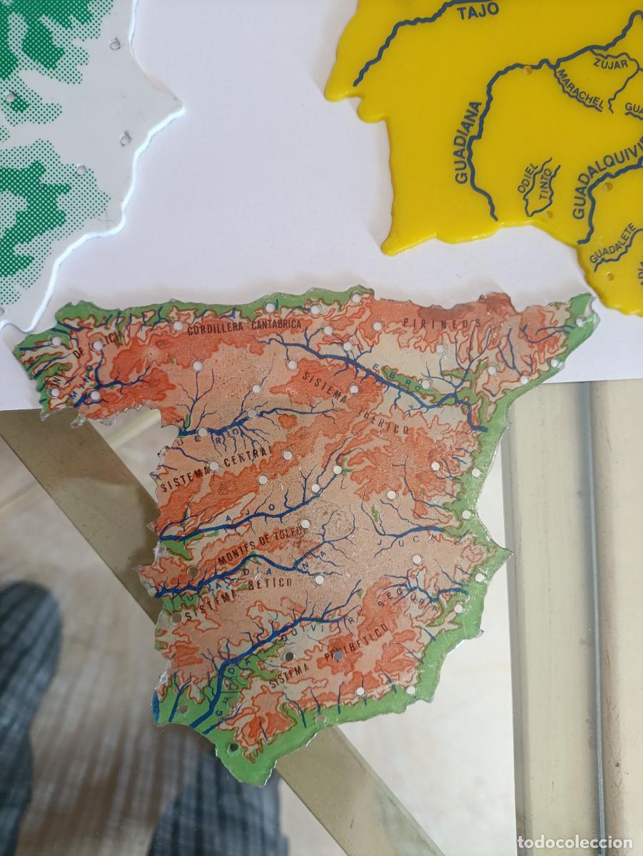 Segunda mano: ANTIGUA PLANTILLAS MAPAS ESCOLAR ESPA&Ntilde;A - Foto 5