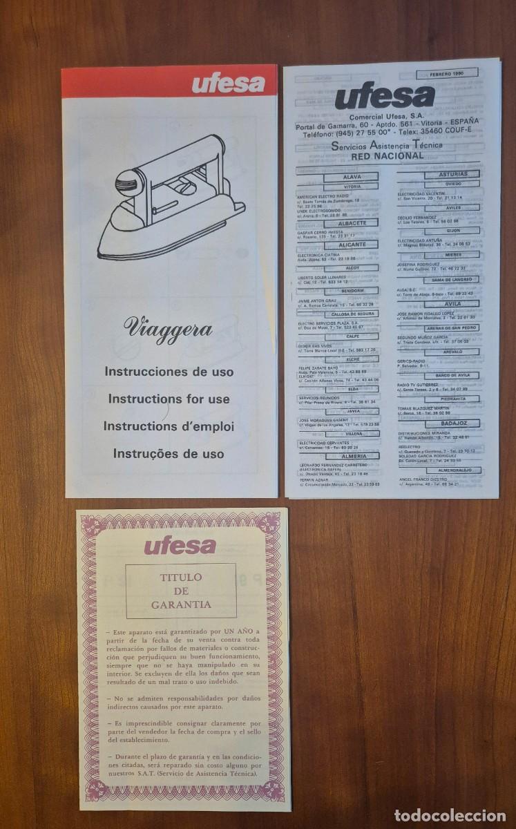 Segunda mano: Plancha de viaje ufesa Viaggera - Foto 9