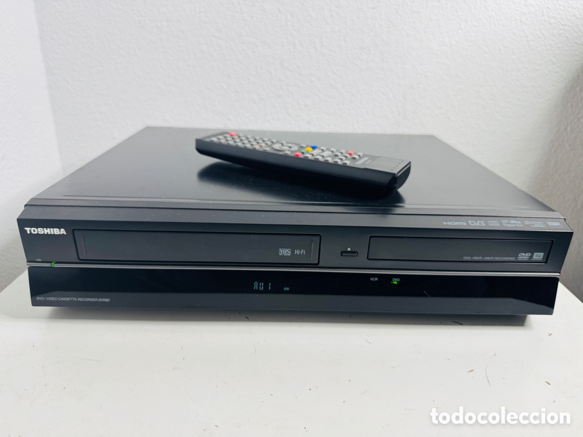 Segunda Mano: Combi Toshiba DVR80KF / Magn&eacute;toscope VHS + Lecteur DVD Enregistreur Graveur HDMI