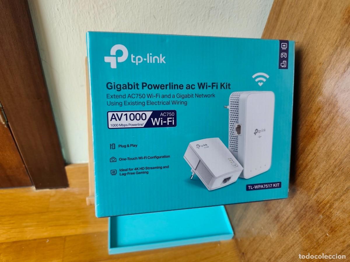 Segunda Mano: TP-LINK Powerline wi-fi kit AV1000 1 Gb /AC750 precintado, sin abrir.