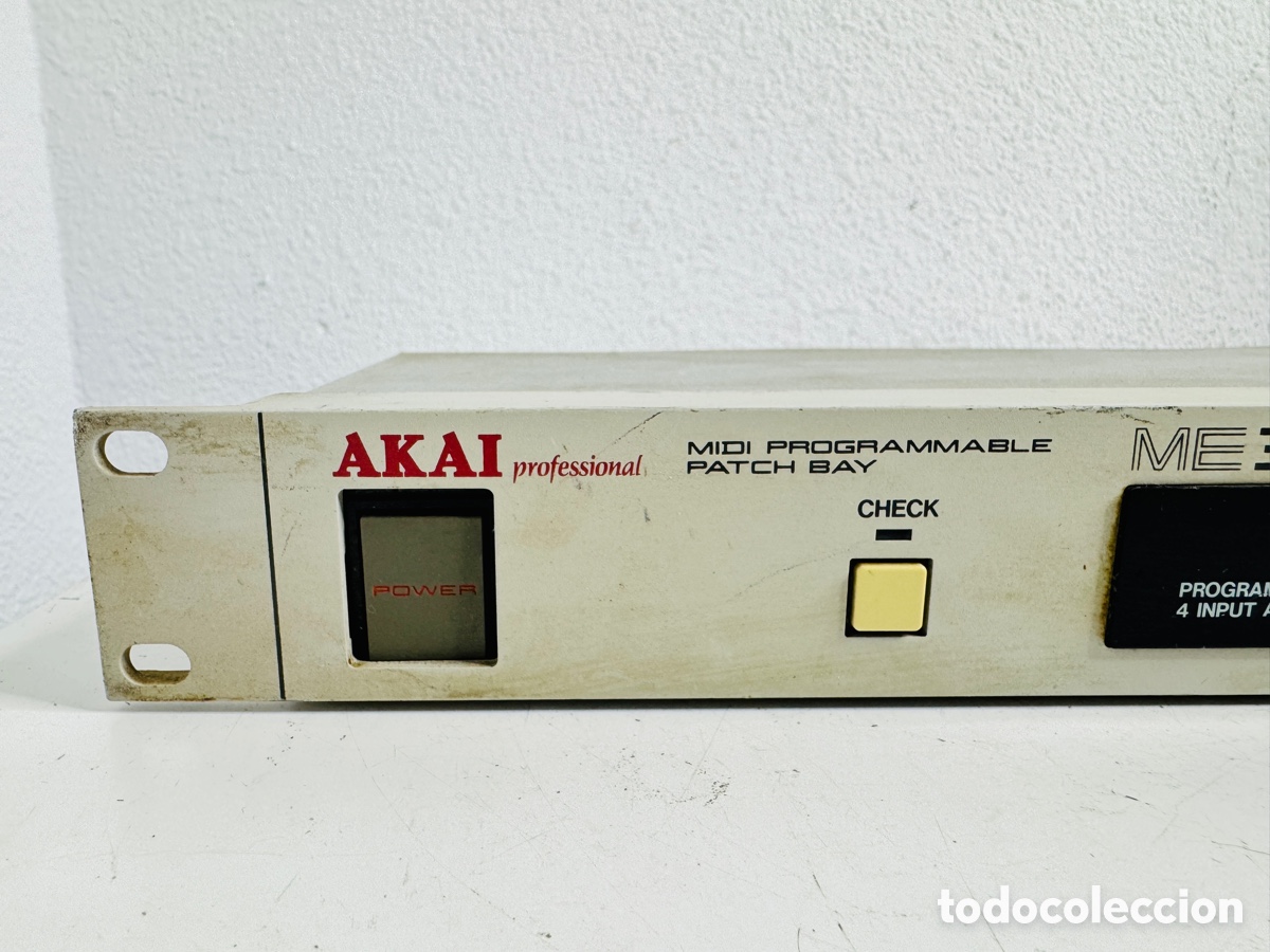 Segunda mano: AKAI ME 30P MIDI Programmable Patch Bay 4in 8out Rack Unit Solo Piezas - Foto 2