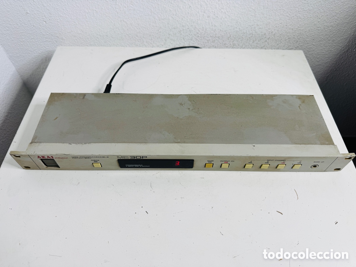 Segunda mano: AKAI ME 30P MIDI Programmable Patch Bay 4in 8out Rack Unit Solo Piezas - Foto 6