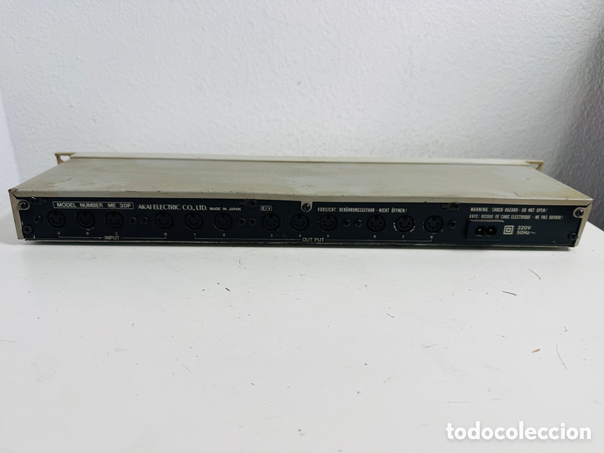 Segunda mano: AKAI ME 30P MIDI Programmable Patch Bay 4in 8out Rack Unit Solo Piezas - Foto 7