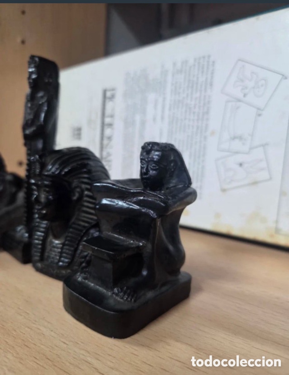 Segunda mano: Lote de 5 figuras egipcias negras - Foto 2