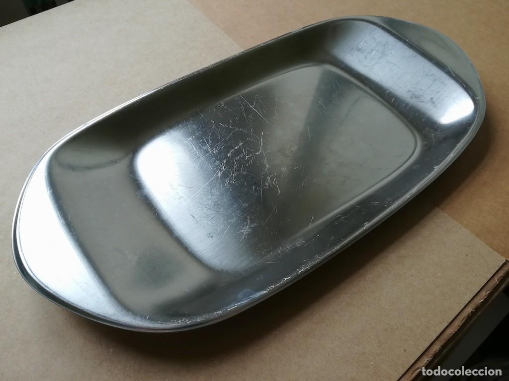 Segunda Mano: Bandeja TISCHFEIN. Acero Inoxidable 18/10 Cromo-N&iacute;quel. Fabricada En Alemania. A&ntilde;os 70 Vintage