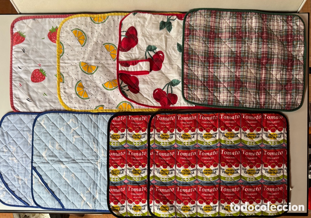 Segunda mano: CONJUNTO 8 MANTELES INDIVIDUALES - Foto 2