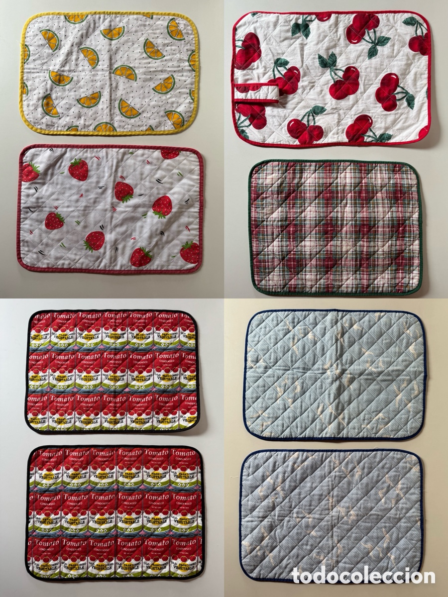 Segunda mano: CONJUNTO 8 MANTELES INDIVIDUALES - Foto 1