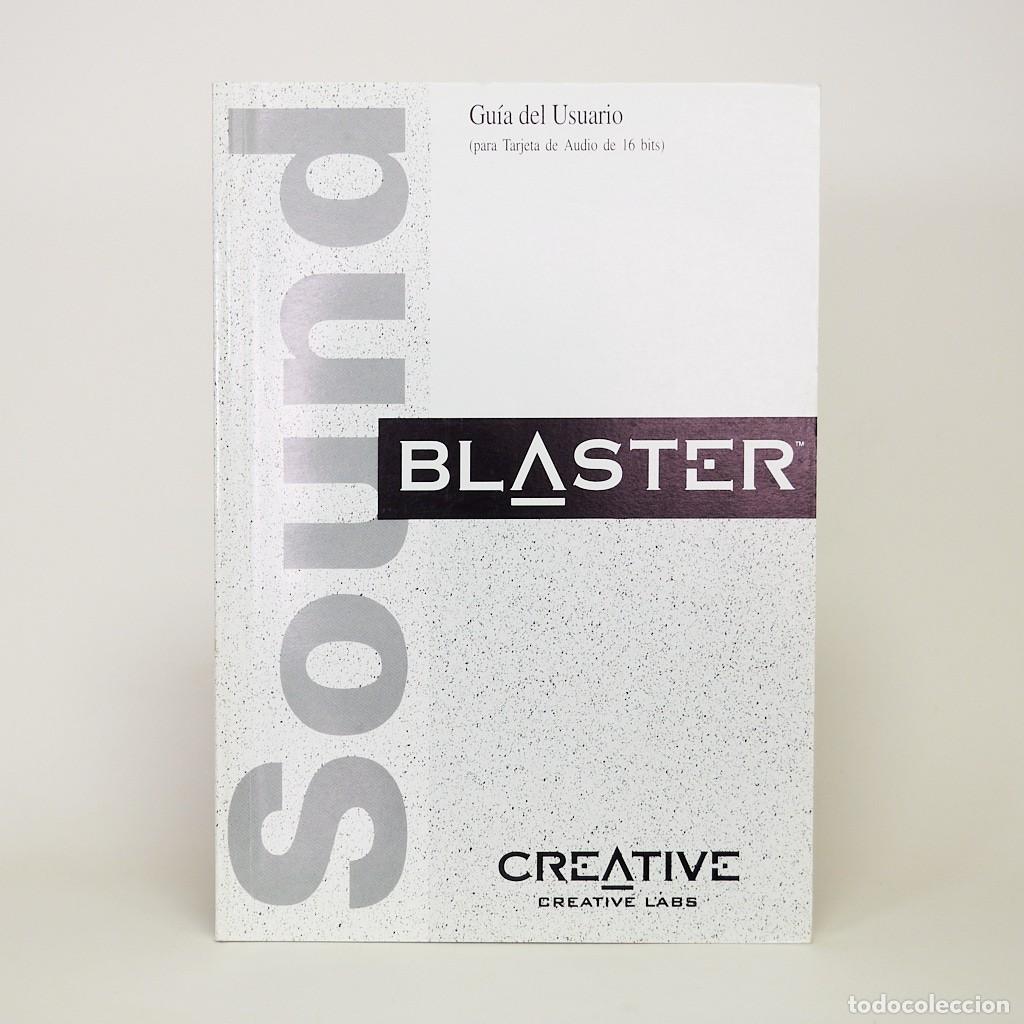 Segunda Mano: Manuales y software CREATIVE Sound Blaster 16. Gu&iacute;as originales y CDs tarjeta de sonido. Vintage 90s