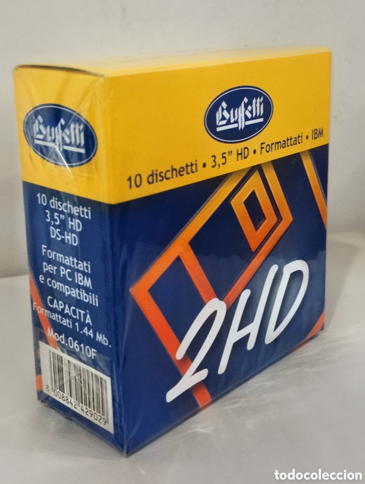 Segunda mano: PACK10 DISQUETES BUFFETTI 2HD 3,5&rdquo; DS-HD PRECINTADO - Foto 2