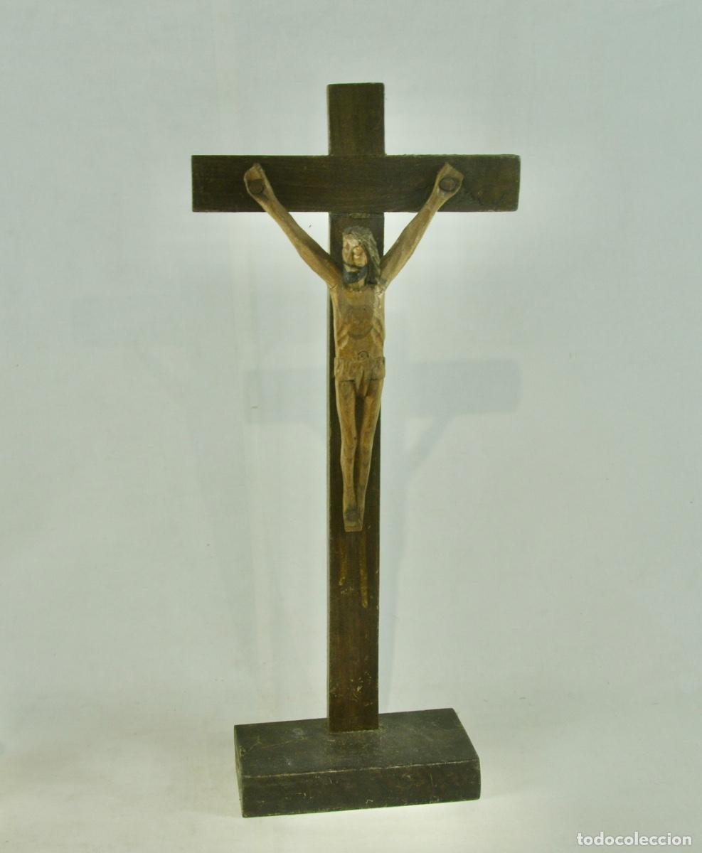 Segunda mano: Cristo crucificado en madera - Foto 1