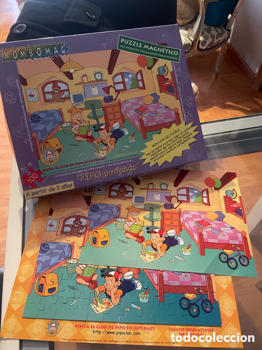 Segunda mano: Puzzle magn&eacute;tico de 100 piezas - Foto 4