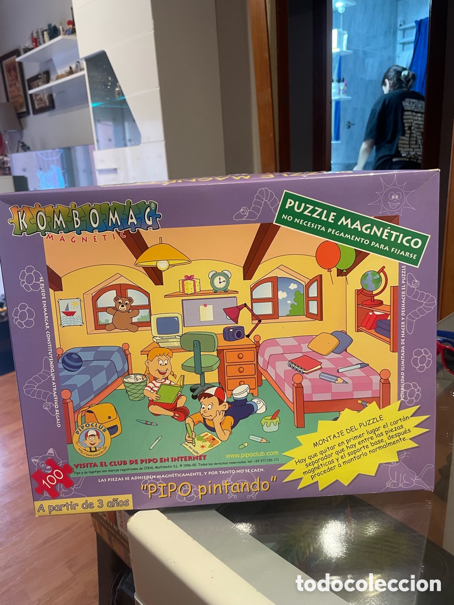 Segunda Mano: Puzzle magn&eacute;tico de 100 piezas
