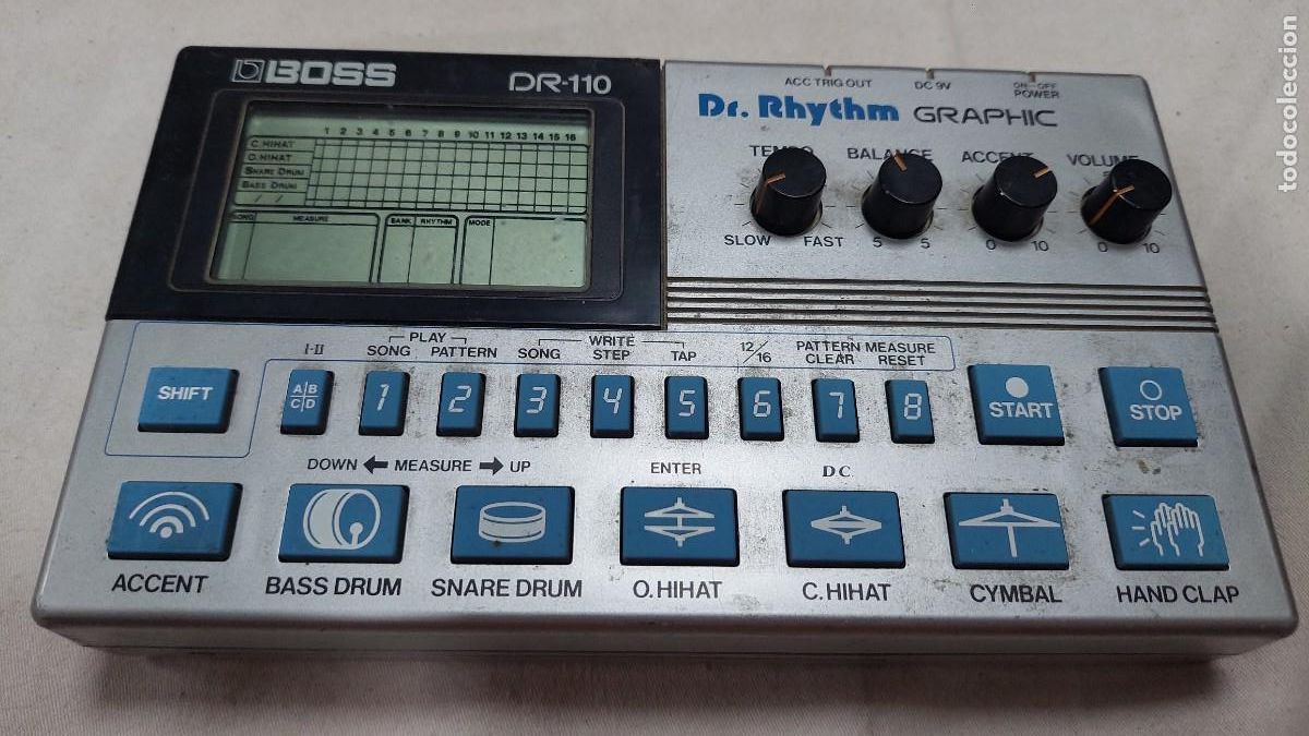 Segunda Mano: Boss DR-110 Dr. Rhythm Graphic Drum Machine