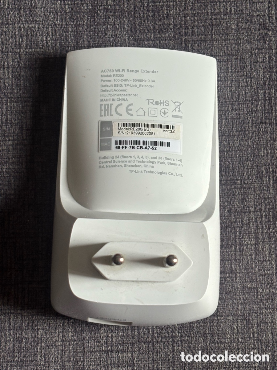 Segunda mano: TP-LINK AC750 RE200 Wi-Fi Extensor de Cobertura - Blanco - Foto 3