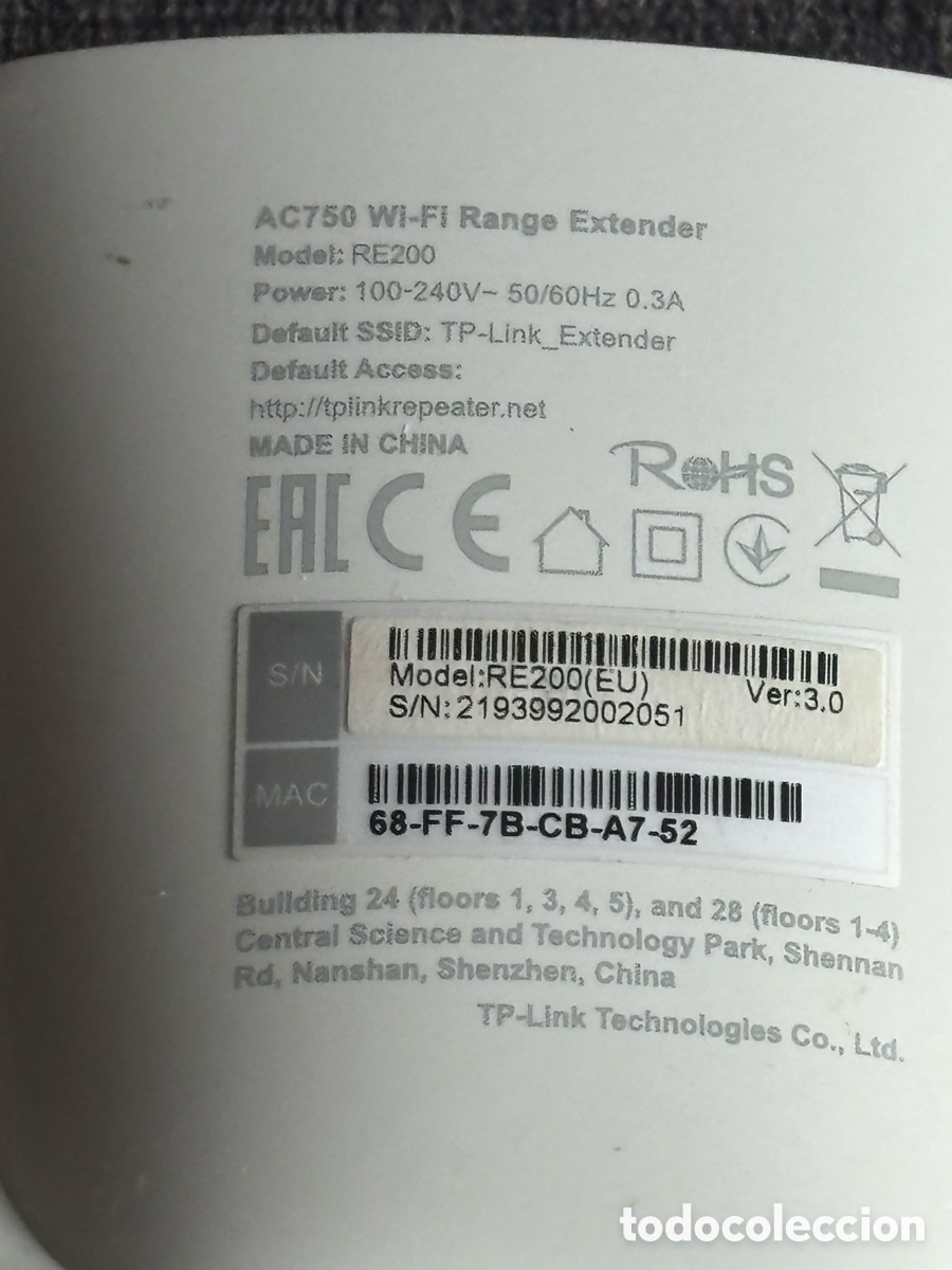 Segunda mano: TP-LINK AC750 RE200 Wi-Fi Extensor de Cobertura - Blanco - Foto 4