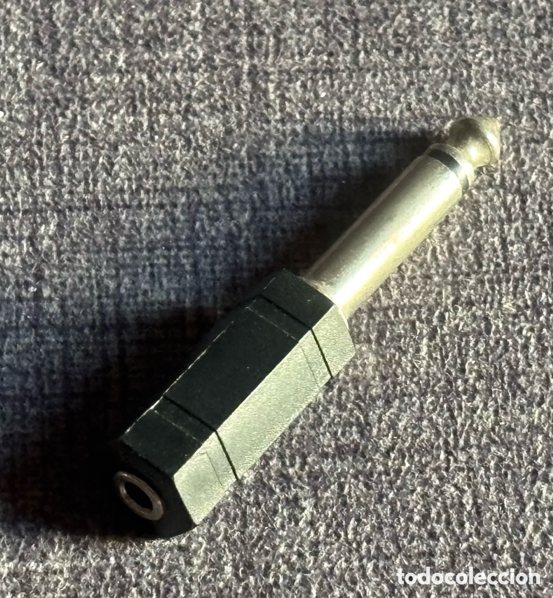Segunda Mano: Adaptador Audio Jack 3.5mm Hembra a 6.35mm Macho Mono | Para Mezclador Amperio