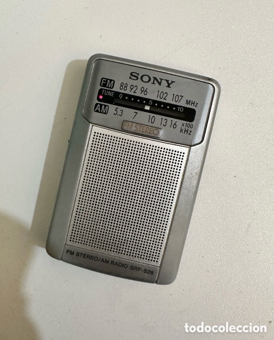 Segunda M&atilde;o: Radio Sony SRF-S26 FM/ AM Vintage