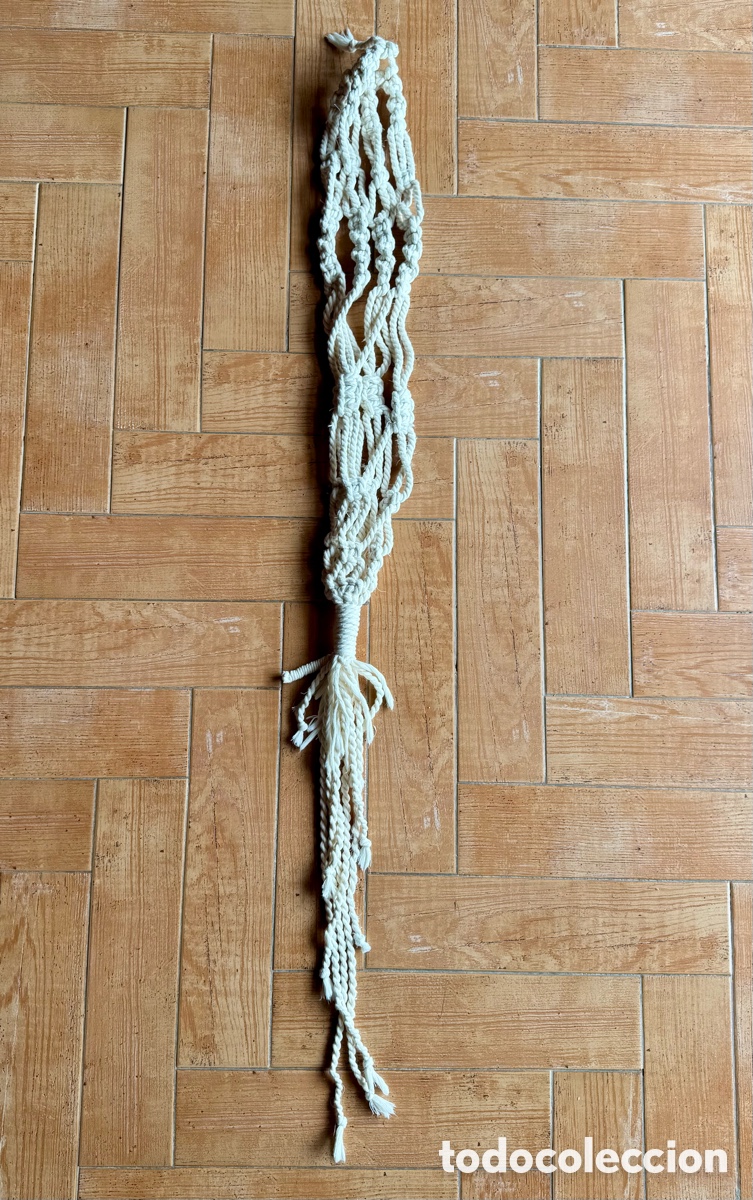 Segunda mano: CESTA COLGANTE DE MACRAM&Eacute; - Foto 8