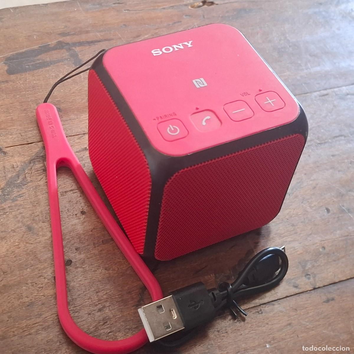 Segunda M&atilde;o: Sony SRS-X11 Rojo Inal&aacute;mbrico Bluetooth Altavoz Port&aacute;til Compacto Cubo Mini Audi