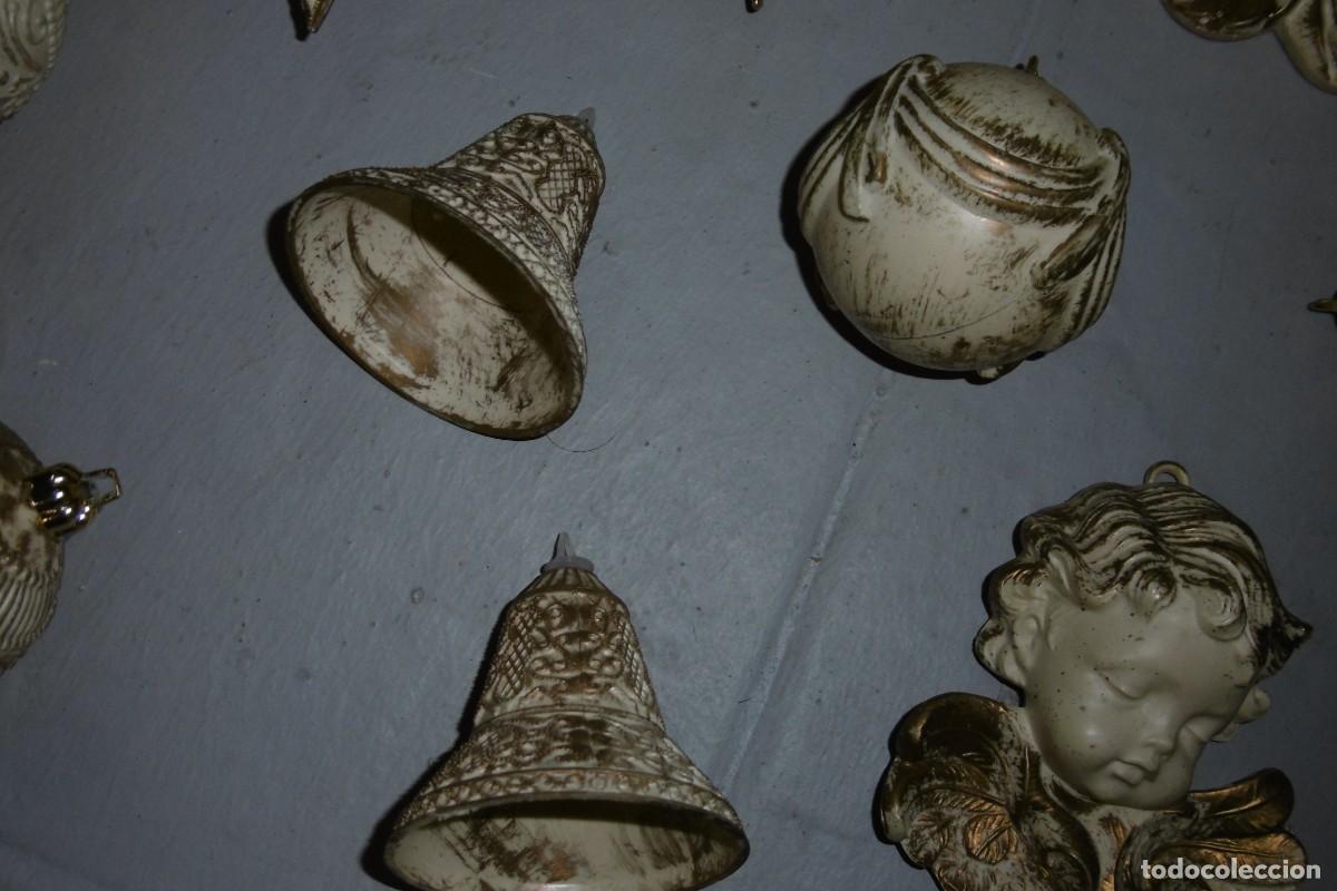 Segunda mano: LOTE DE ADORNOS DE NAVIDAD ROCOCO ANTIGUOS - Foto 2