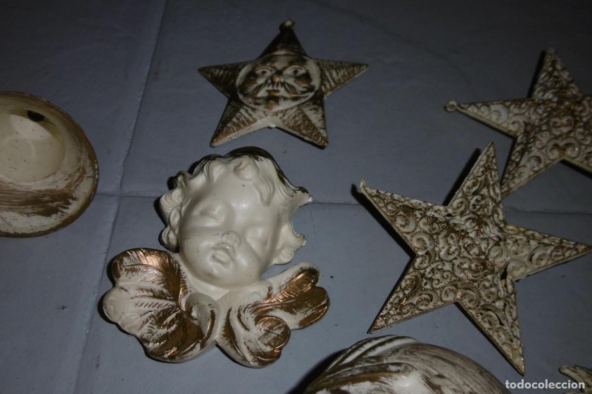 Segunda mano: LOTE DE ADORNOS DE NAVIDAD ROCOCO ANTIGUOS - Foto 5
