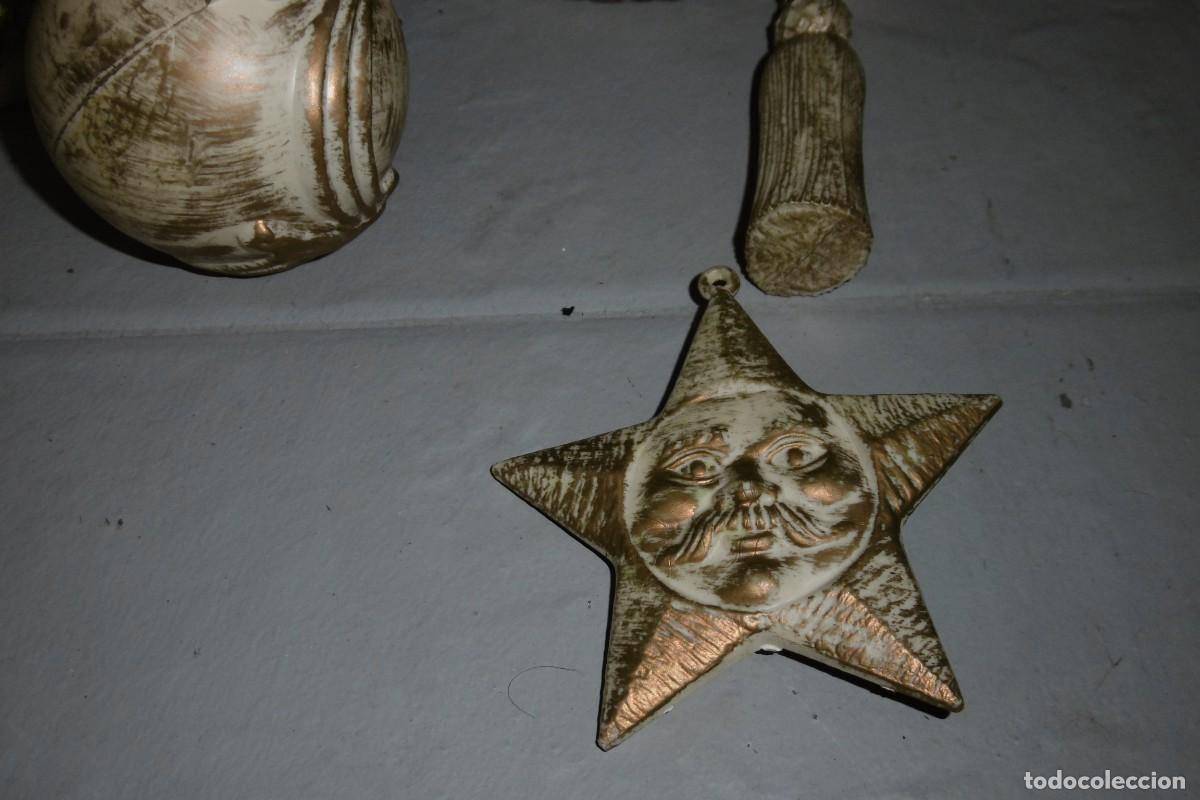 Segunda mano: LOTE DE ADORNOS DE NAVIDAD ROCOCO ANTIGUOS - Foto 8