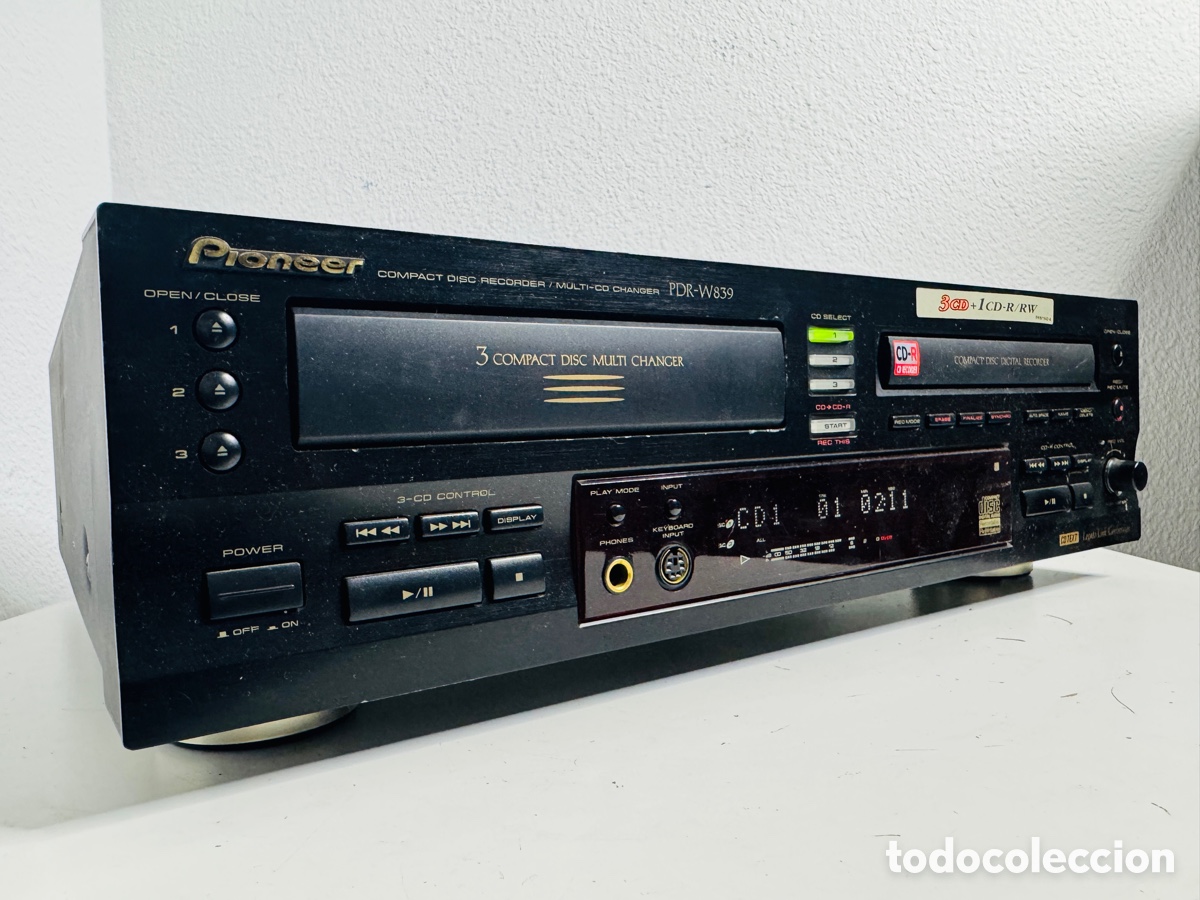 Segunda Mano: Pioneer PDR-W839 3-in-1 Compact Disc Player, Multi- CD Changer, Recorder/Writer