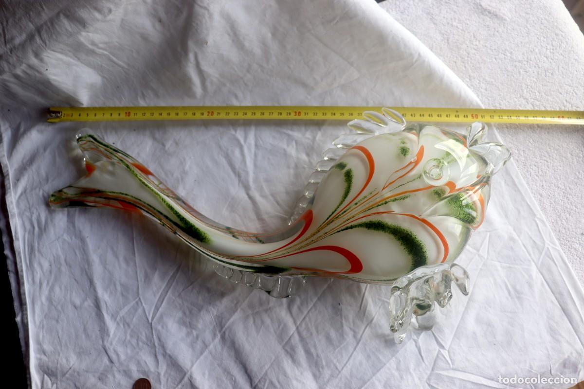 Segunda mano: Pez de cristal soplado vintage 52 cm - Foto 1