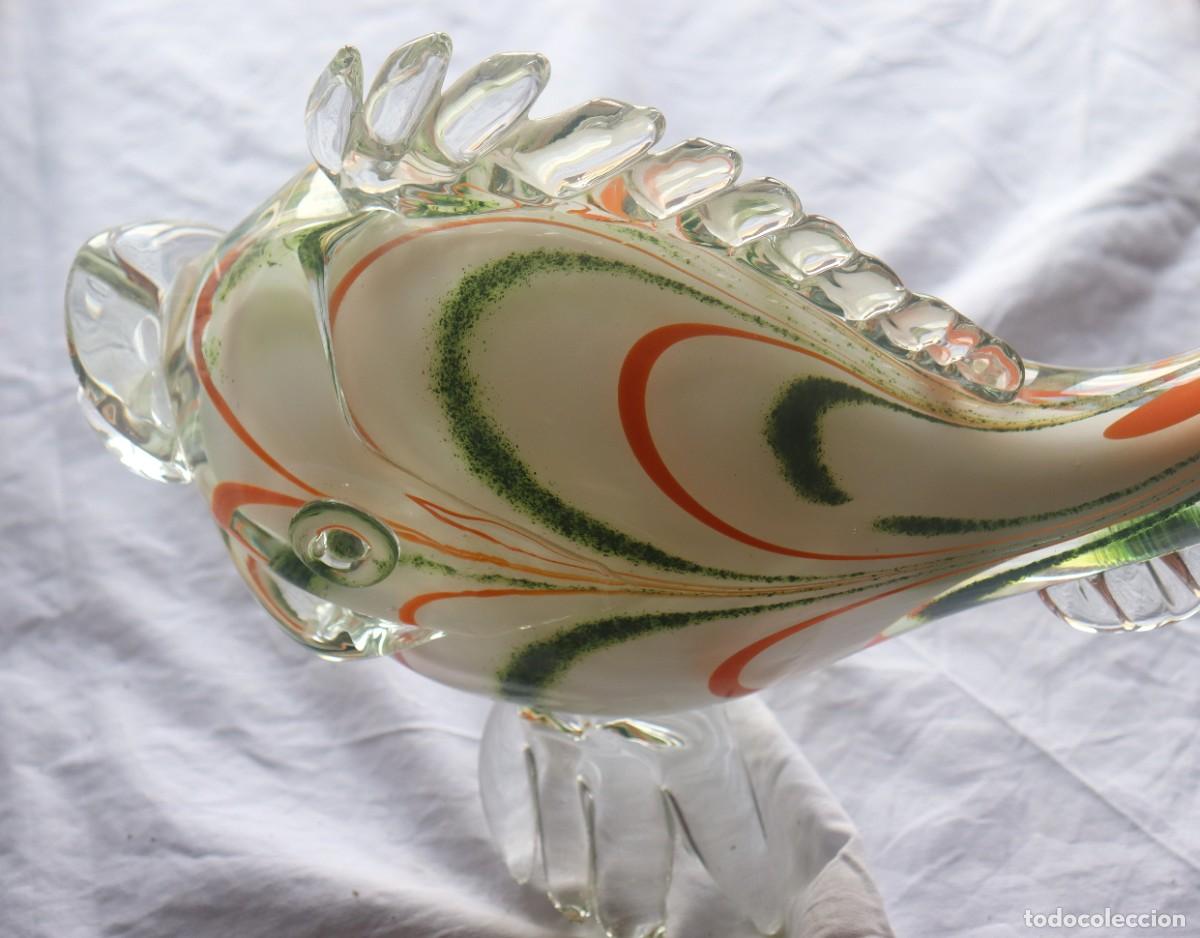 Segunda mano: Pez de cristal soplado vintage 52 cm - Foto 5