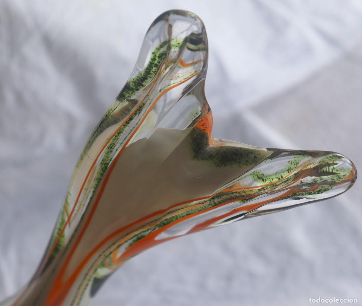 Segunda mano: Pez de cristal soplado vintage 52 cm - Foto 7