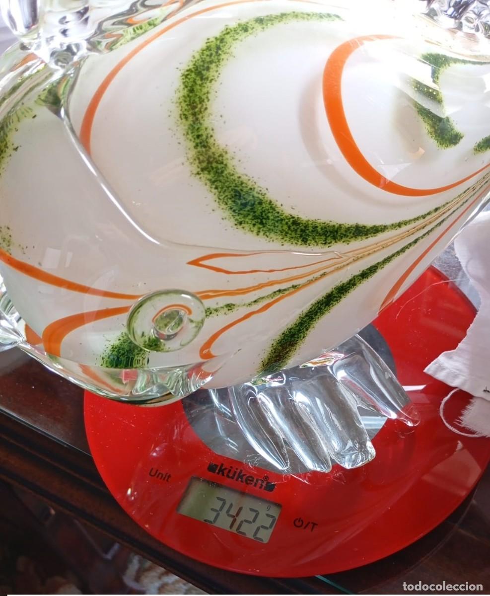 Segunda mano: Pez de cristal soplado vintage 52 cm - Foto 8