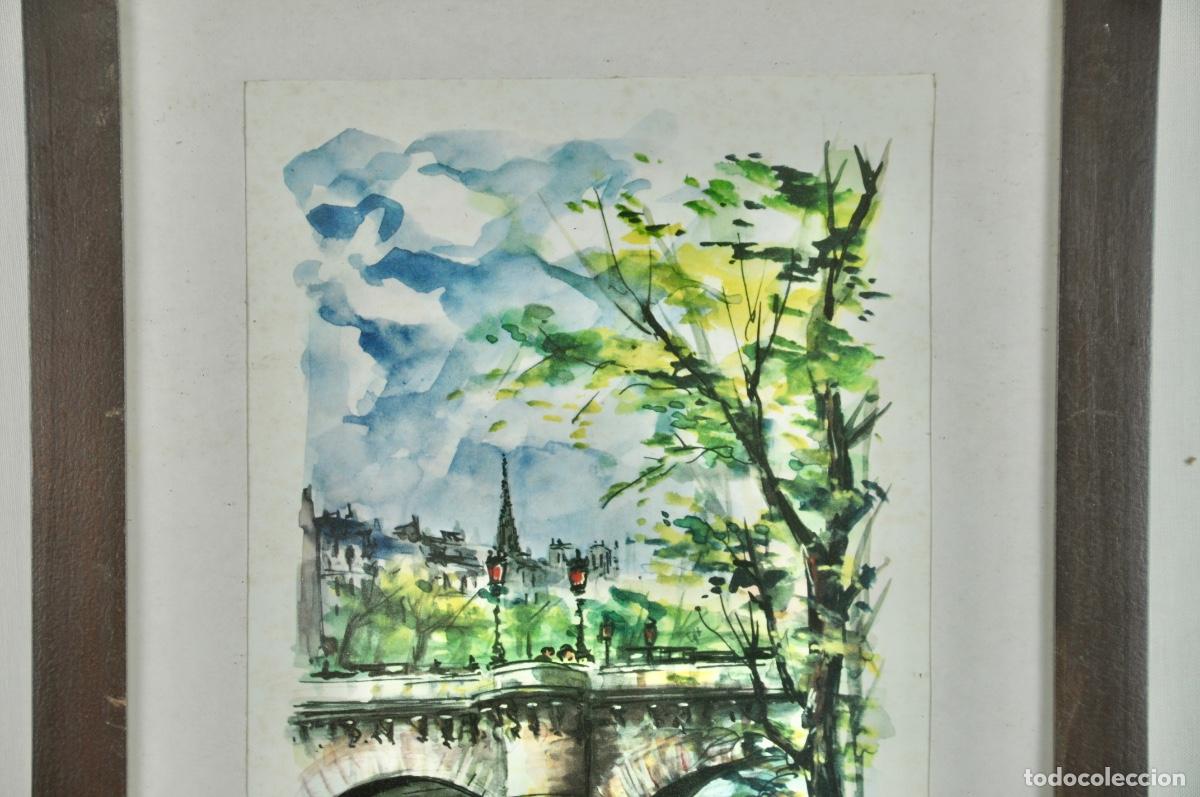 Segunda mano: Cuadro l&aacute;mina de Paris - Foto 2