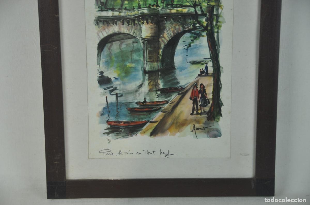 Segunda mano: Cuadro l&aacute;mina de Paris - Foto 3