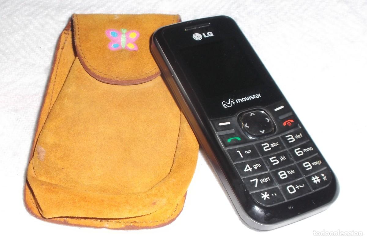 Segunda Mano: telefono movil LG de moviestar con funda de ante