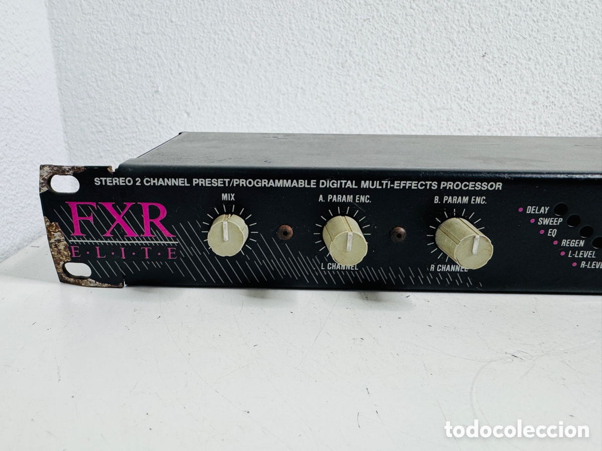 Segunda mano: ART FXR Elite Stereo 2- Channel Multi-Effects Processor - No Power Supply No Tested - Foto 3