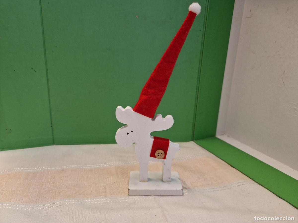 Segunda mano: BONITO RENO NAVIDE&Ntilde;O DE MADERA. - Foto 1