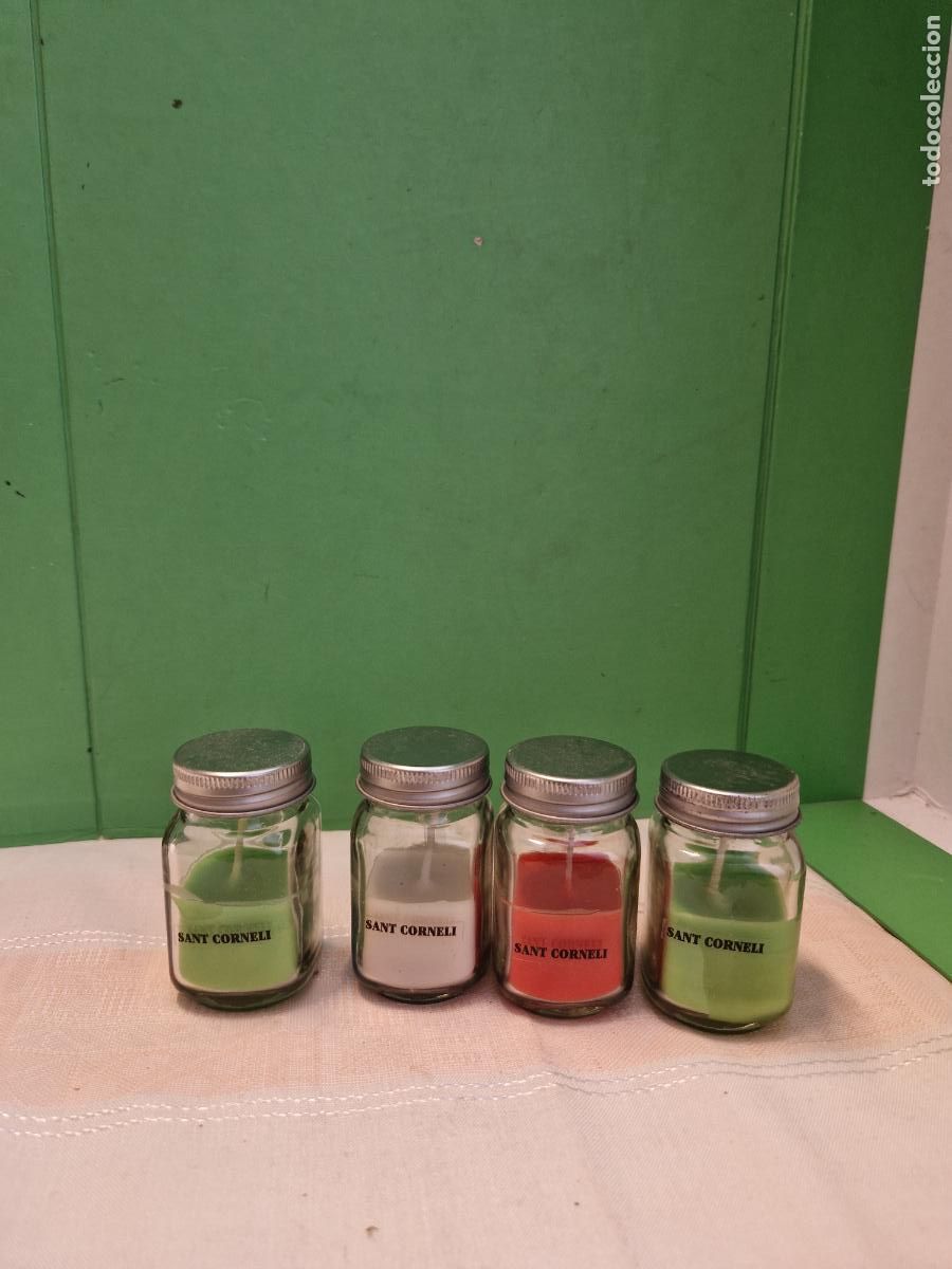 Segunda Mano: 4 BONITAS VELAS DECORATIVAS.