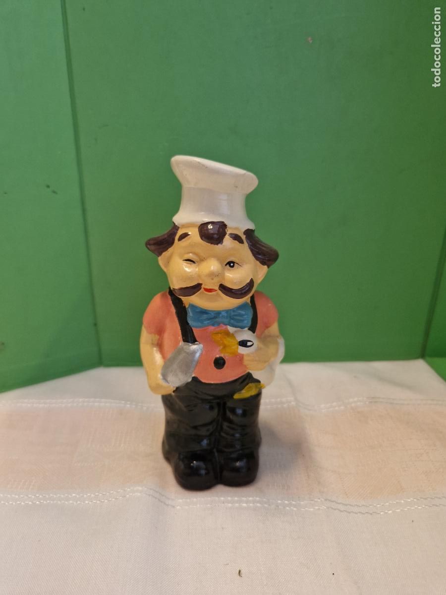 Segunda Mano: BONITA FIGURA DE COCINERO EN CERAMICA.