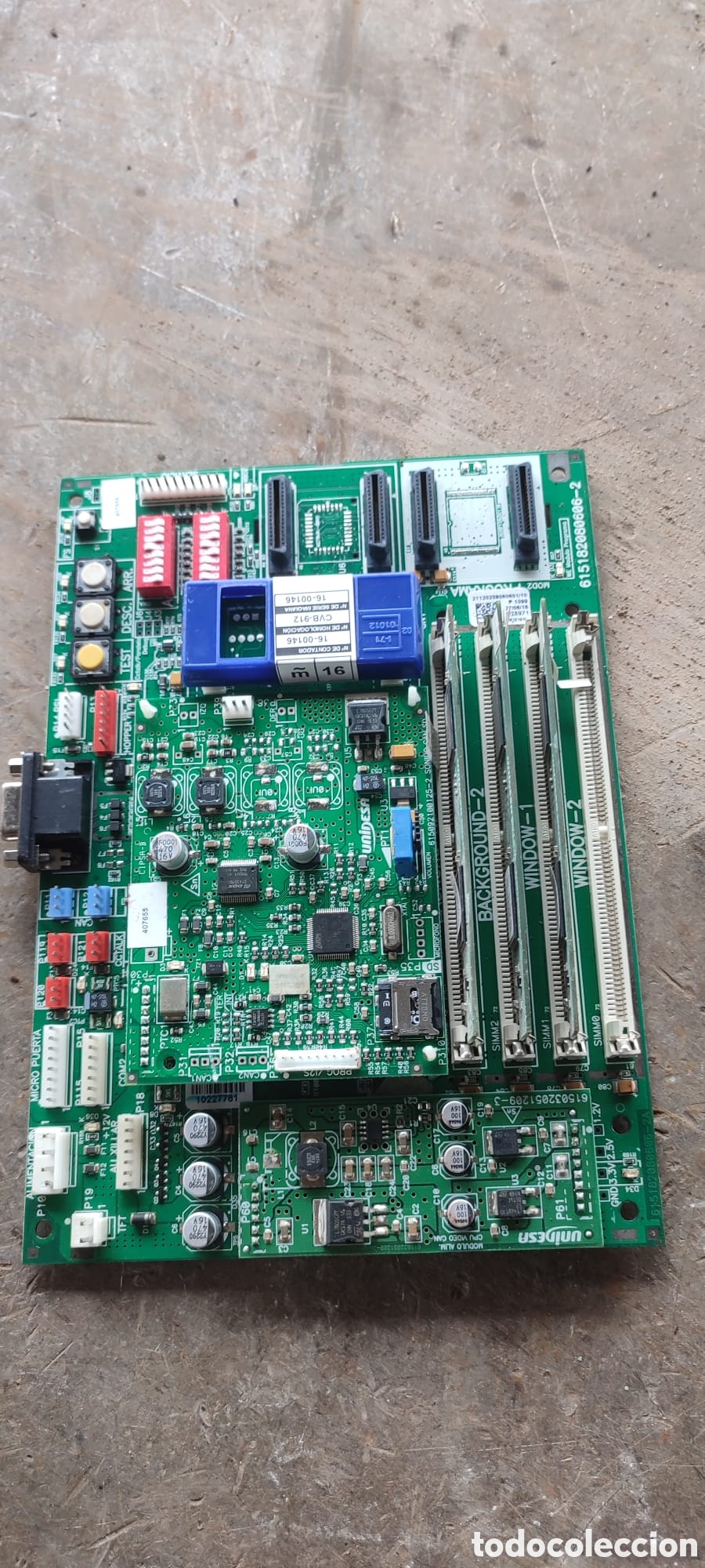 Segunda Mano: Placa base m&aacute;quina tragaperras con juego La M&aacute;quina Del Tiempo.