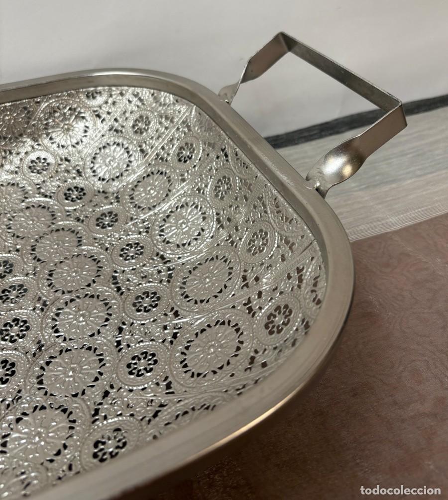 Segunda mano: Bandeja Decorativa de Metal - Foto 6