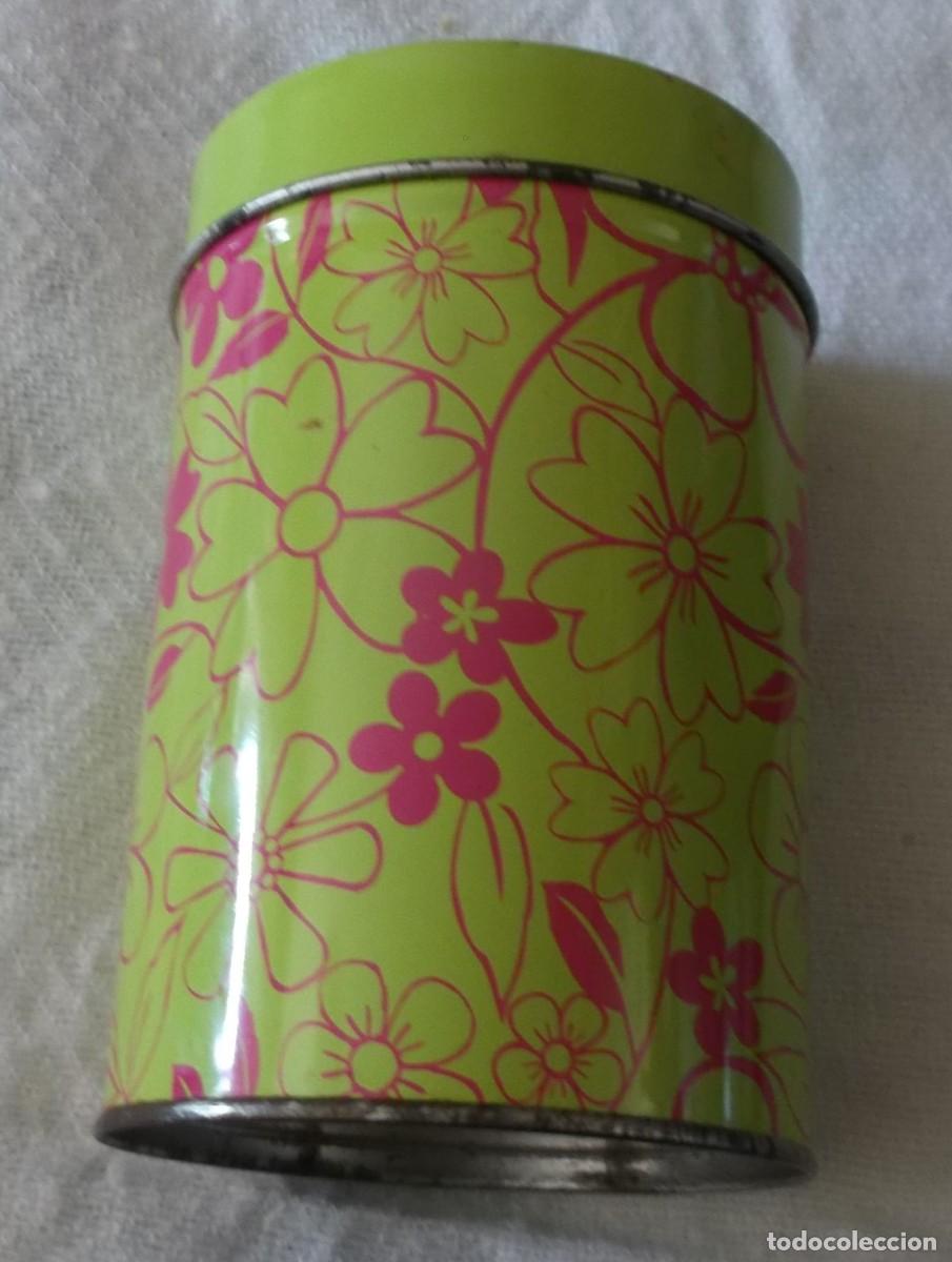 Segunda mano: bote metalico con flores - Foto 2