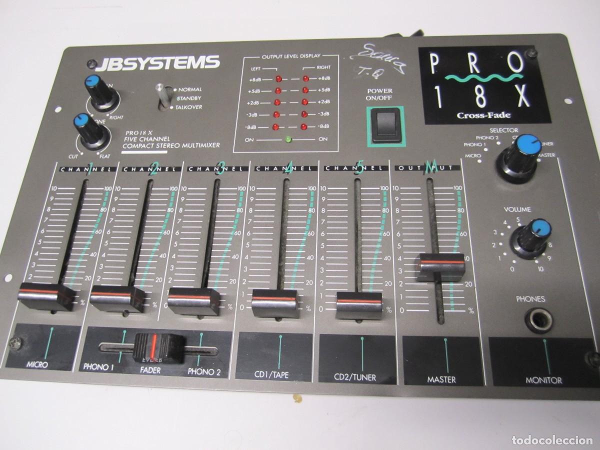 Segunda Mano: mesa mezclas audio dj jbsystems pro 18 X