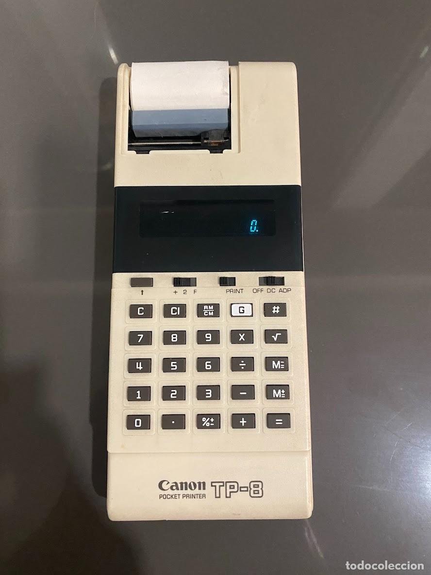 Segunda mano: Calculadora Pocket Printer Vintage Canon TP-8 - Foto 2