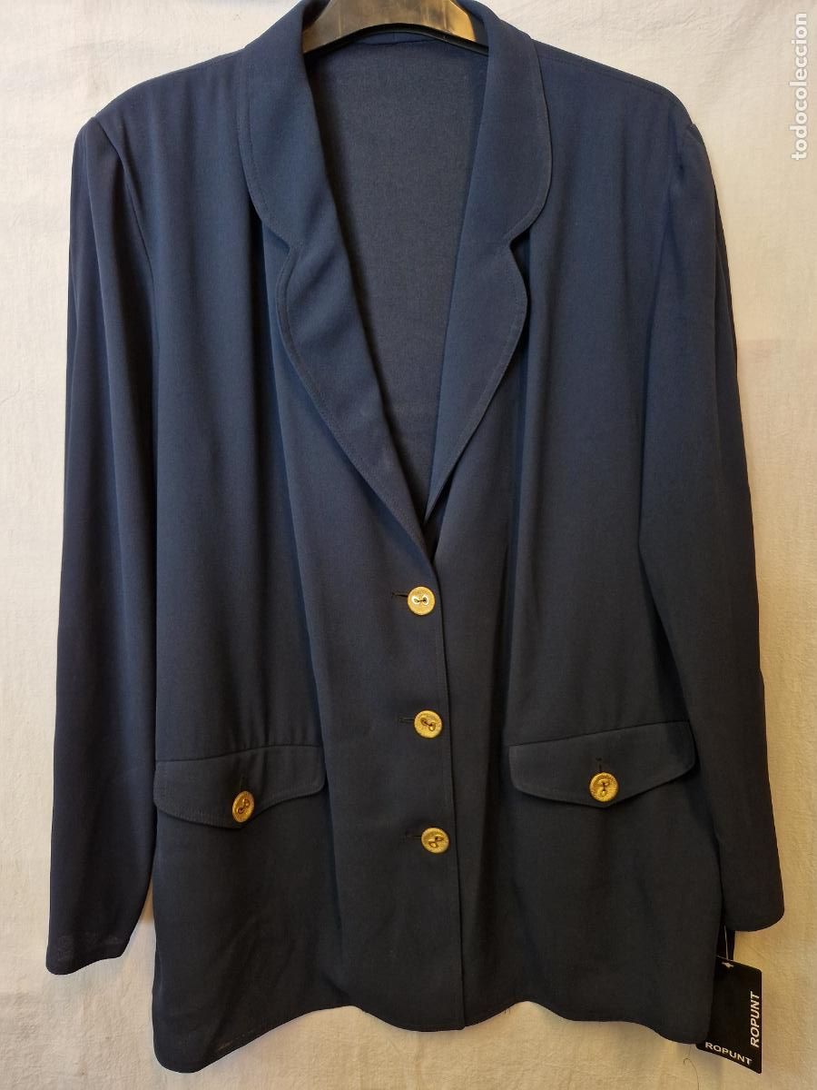 Segunda Mano: BONITO BLEIZER PARA MUJER. COLOR AZUL. TALLA 50