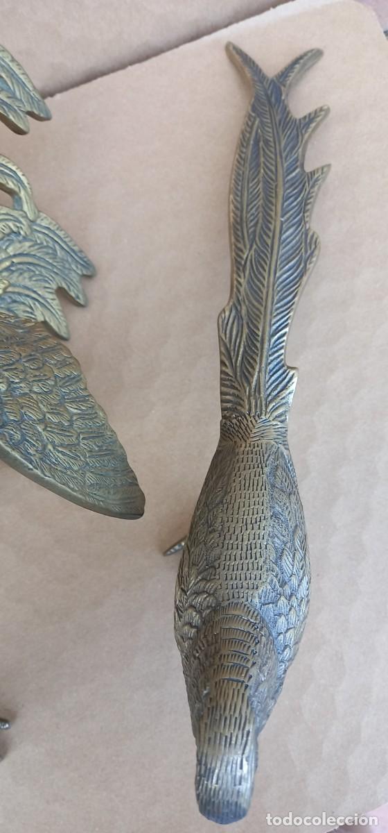 Segunda mano: CONJUNTO DE AVES LATON - Foto 3
