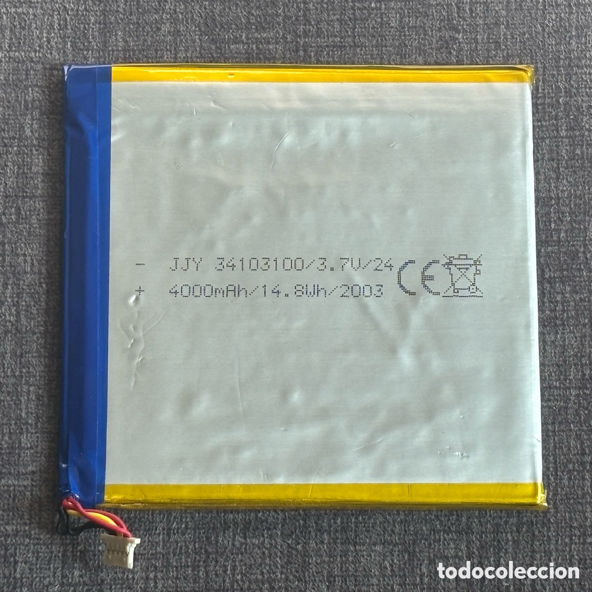 Segunda Mano: Bater&iacute;a Litio JJY 34103100 3.7V 4000mAh 14.8Wh | Conector 5 Pines | Reemplazo