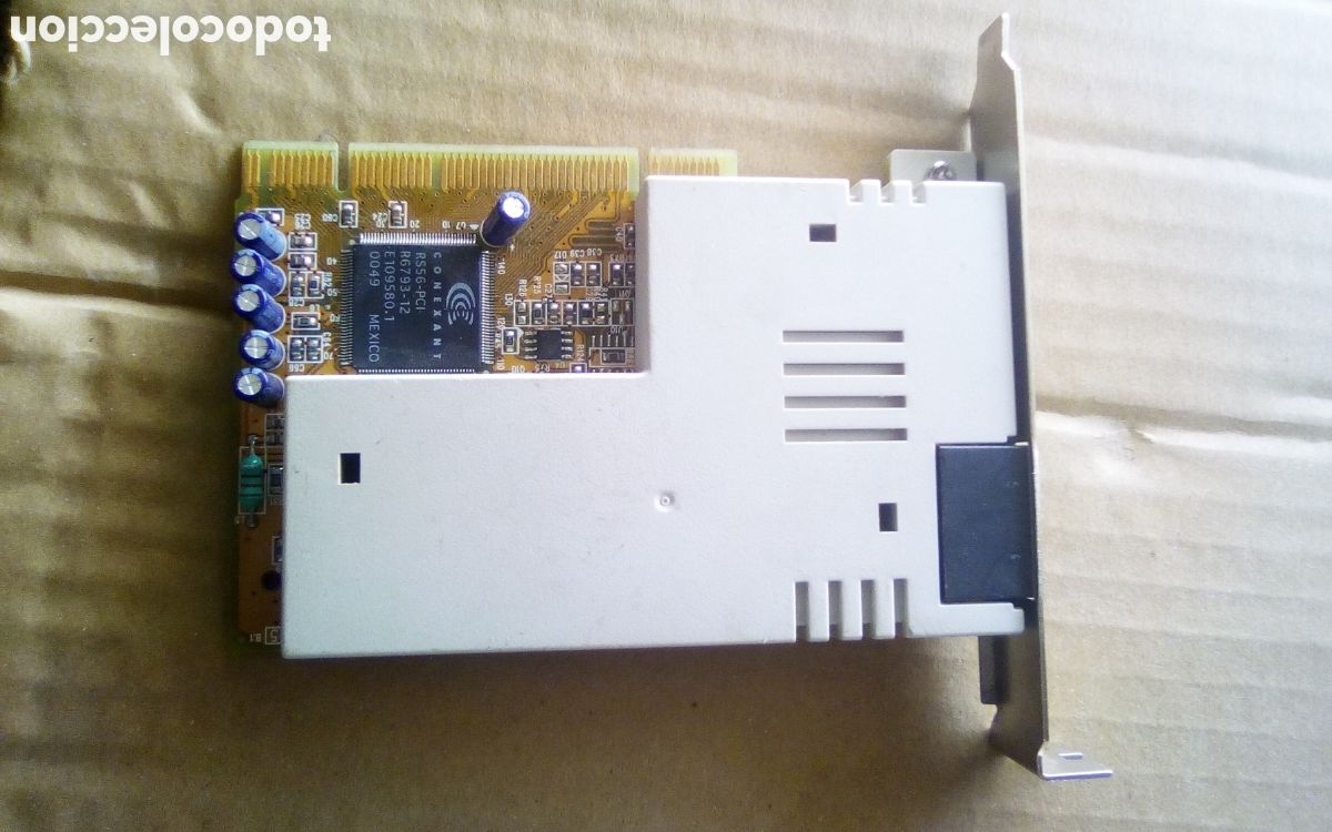 Segunda Mano: Antigua tarjeta de red. ELSA MicroLink 56 K. Conexi&oacute;n PCI. HSF (Rel. EC/16kHz).