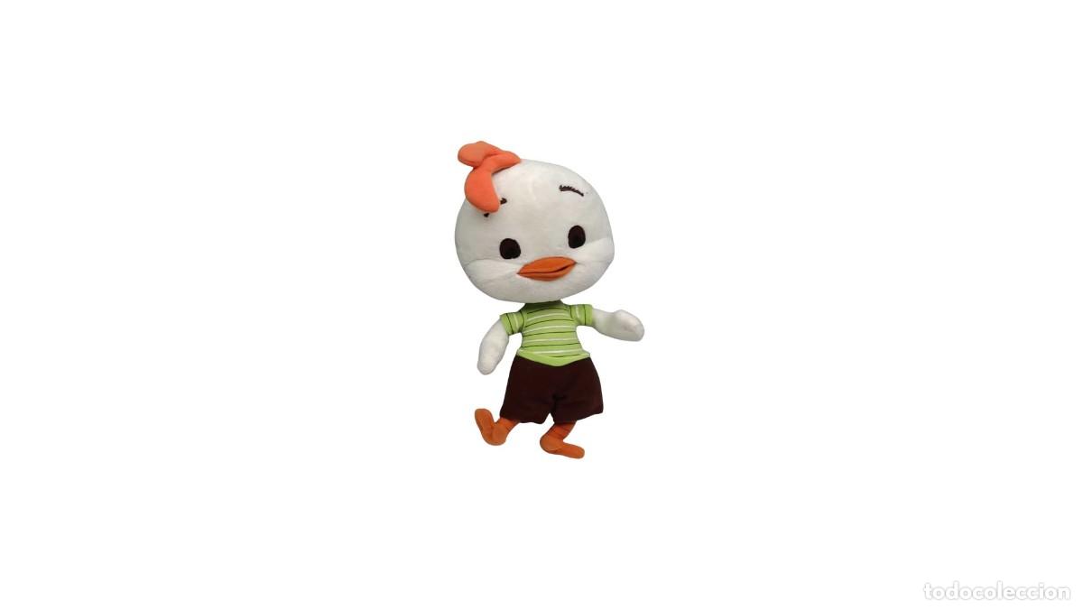 Zweite Hand: Peluche Chicken Little &ndash; Disney 2004 &ndash; Marca Hasbro &ndash; Camiseta Verde de Rayas &ndash; Muy Raro