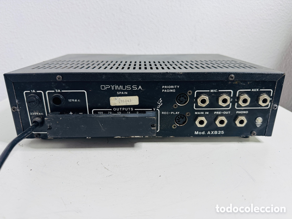 Segunda mano: Optimus AXB 25 Amplificador Espa&ntilde;ol - Foto 7
