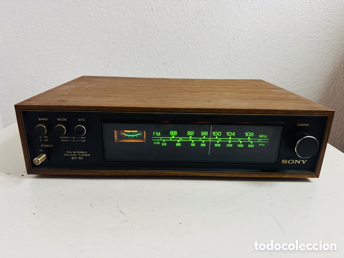 Segunda Mano: Sony ST-70 Stereo Tuner Hifi Vintage 1975 Wood Case